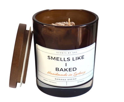 Baked fun candle scented as bakery candle
