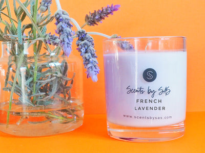 captivating scented soy wax candle offering a delightful sensory experience with its aromatic fragrance & clean burning nature