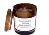 Lavender candle scented with lavender florals 