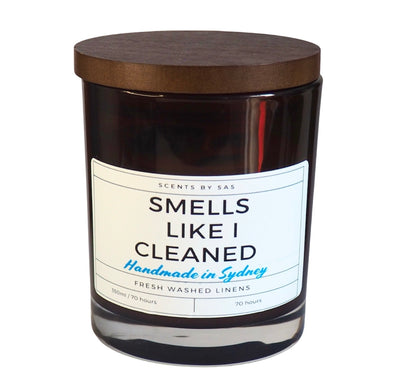 Fresh scented candles close up