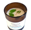 Fresh scented candles close up 