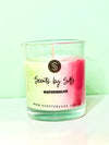 captivating scented soy wax candle offering a delightful sensory experience with its aromatic fragrance & clean burning nature